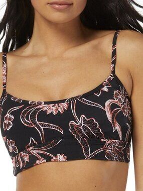 Sundazed Gianna Midline Bikini Swim Top Floral ( L )